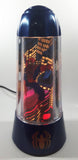 2001 Rabbit Tanaka Marvel Comics Spider-Man Blue 14" Tall Rotating Turning Motion Lamp Light