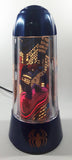 2001 Rabbit Tanaka Marvel Comics Spider-Man Blue 14" Tall Rotating Turning Motion Lamp Light