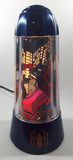 2001 Rabbit Tanaka Marvel Comics Spider-Man Blue 14" Tall Rotating Turning Motion Lamp Light
