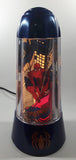 2001 Rabbit Tanaka Marvel Comics Spider-Man Blue 14" Tall Rotating Turning Motion Lamp Light