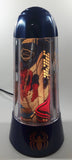 2001 Rabbit Tanaka Marvel Comics Spider-Man Blue 14" Tall Rotating Turning Motion Lamp Light