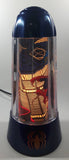 2001 Rabbit Tanaka Marvel Comics Spider-Man Blue 14" Tall Rotating Turning Motion Lamp Light