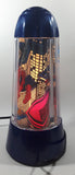 2001 Rabbit Tanaka Marvel Comics Spider-Man Blue 14" Tall Rotating Turning Motion Lamp Light