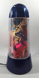 2001 Rabbit Tanaka Marvel Comics Spider-Man Blue 14" Tall Rotating Turning Motion Lamp Light