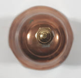 Chile Copper Bell with Drill Bit Style Handle 4 1/4" Tall Missing The Clapper