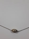 Gold Tone and Silver Tone Metal Bead 34" Long Necklace
