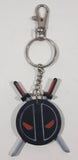 Marvel Deadpool Character Silicone Rubber Key Chain Black Version