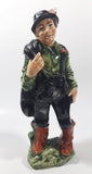 Vintage Wales Bavarian Man 8 1/2" Tall Porcelain Figurine
