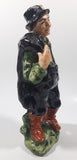 Vintage Wales Bavarian Man 8 1/2" Tall Porcelain Figurine