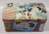 1999 Hershey's Milk Chocolate Kisses Advertising Tin Metal Hinged Container Faded