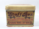 Vintage Cheinco Stuff Box "Collect Almost Everything Under The Sun" "Valuable Thing$ n' Any Things" Tin Metal Container