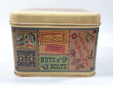 Vintage Cheinco Stuff Box "Collect Almost Everything Under The Sun" "Valuable Thing$ n' Any Things" Tin Metal Container
