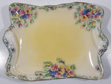 Rare Antique 1934-1950 Royal Winton Grimwades Queen Anne Art Deco 6 3/4" x 9 1/4" Serving Dish Made in England Has Chips
