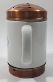 Vintage Copper and Ceramic 5 1/2" Tall Cheese Shaker