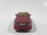 2003 Hot Wheels Mercedes-Benz SL Convertible Metalflake Red Die Cast Toy Luxury Car Vehicle