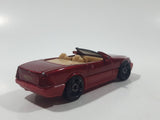 2003 Hot Wheels Mercedes-Benz SL Convertible Metalflake Red Die Cast Toy Luxury Car Vehicle