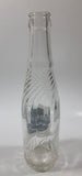 Vintage 1950s Mission Beverages 10 oz Clear Glass Twist Neck Beverage Bottle "Naturally Good In All Flavors" Fort William Bottling Works Ontario