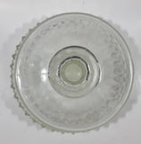 Vintage Pedestal Style Lidded Crystal Glass Candy Dish 12" Tall