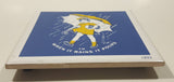 Vintage Morton Salt 1933 Advertising When It Rains It Pours 4 1/4" x 4 1/4" Ceramic Tile Trivet