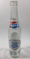 Vintage 1976 Pepsi Cola 16 Fl oz United States of America Bi-Centennial 1776 to 1976 11" Tall Clear Glass Bottle 200 Years of People Feelin' Free