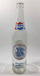 Vintage 1976 Pepsi Cola 16 Fl oz United States of America Bi-Centennial 1776 to 1976 11" Tall Clear Glass Bottle 200 Years of People Feelin' Free