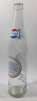 Vintage 1976 Pepsi Cola 16 Fl oz United States of America Bi-Centennial 1776 to 1976 11" Tall Clear Glass Bottle 200 Years of People Feelin' Free