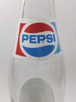 Vintage 1976 Pepsi Cola 16 Fl oz United States of America Bi-Centennial 1776 to 1976 11" Tall Clear Glass Bottle 200 Years of People Feelin' Free