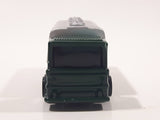 Maisto Special Edition Gas Tanker Metropolitan Heating & Fuel Oil Truck Dark Green and Silver Die Cast Toy Car Vehicle