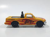 Unknown Brand Best Speed Power "Kings" Yellow Die Cast Toy Car Vehicle