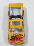 Unknown Brand Best Speed Power "Kings" Yellow Die Cast Toy Car Vehicle