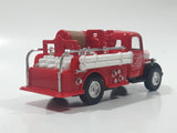 Unknown Brand Emergency Services Fire Truck Die Cast Toy Car Vehicle with Opening Doors - Missing Driver's Side Hoses