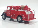 Unknown Brand Emergency Services Fire Truck Die Cast Toy Car Vehicle with Opening Doors - Missing Driver's Side Hoses