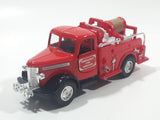 Unknown Brand Emergency Services Fire Truck Die Cast Toy Car Vehicle with Opening Doors - Missing Driver's Side Hoses