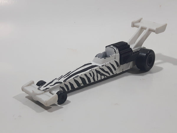 1993 Hot Wheels McDonald's Dragster Funny Car White Black Die Cast Toy Race Car Vehicle