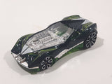 2013 Hot Wheels HW Racing: Thrill Racers CUL8R Metallic Dark Green Die Cast Toy Car Vehicle