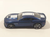 2012 Hot Wheels '12 Camaro ZL-1 Metalflake Dark Blue Die Cast Toy Car Vehicle