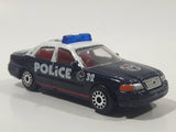 Realtoy Ford Crown Victoria Police Anti Crime #32 Dark Blue and White Die Cast Toy Car Emergency Vehicle