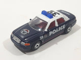Realtoy Ford Crown Victoria Police Anti Crime #32 Dark Blue and White Die Cast Toy Car Emergency Vehicle