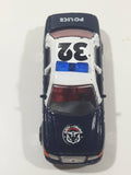 Realtoy Ford Crown Victoria Police Anti Crime #32 Dark Blue and White Die Cast Toy Car Emergency Vehicle