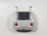 Volkswagen Beetle White Die Cast Toy Car Vehicle with Opening Doors