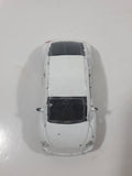 Volkswagen Beetle White Die Cast Toy Car Vehicle with Opening Doors