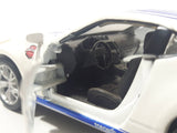 Maisto Pull Back Power Racer Nissan 370Z Toronto Maple Leafs NHL Ice Hockey Team White Die Cast Toy Car Vehicle with Opening Doors
