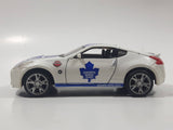 Maisto Pull Back Power Racer Nissan 370Z Toronto Maple Leafs NHL Ice Hockey Team White Die Cast Toy Car Vehicle with Opening Doors