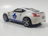Maisto Pull Back Power Racer Nissan 370Z Toronto Maple Leafs NHL Ice Hockey Team White Die Cast Toy Car Vehicle with Opening Doors