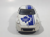 Maisto Pull Back Power Racer Nissan 370Z Toronto Maple Leafs NHL Ice Hockey Team White Die Cast Toy Car Vehicle with Opening Doors
