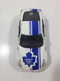 Maisto Pull Back Power Racer Nissan 370Z Toronto Maple Leafs NHL Ice Hockey Team White Die Cast Toy Car Vehicle with Opening Doors