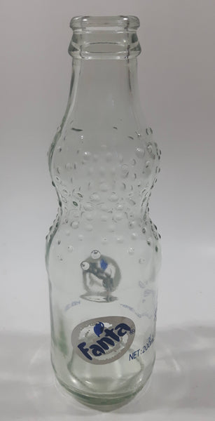 Vintage Style Fanta 200 mL 7" Tall Clear Glass Soda Pop Bottle China