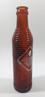 Antique 1940s Orange Crush 7 Fl oz 8 1/4" Tall Brown Amber Glass Beehive Style Bottle