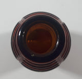 Antique 1940s Orange Crush 7 Fl oz 8 1/4" Tall Brown Amber Glass Beehive Style Bottle