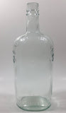 Antique C. 1910 Mitchell & Co of Belfast Ltd Irish Whisky One Pint 9 1/2" Tall Embossed Clear Glass Liquor Bottle